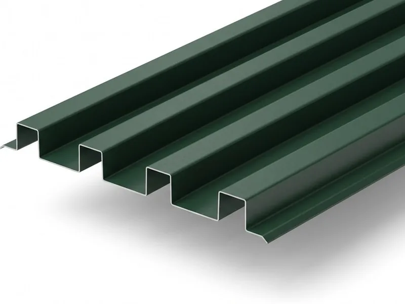 Box profile sheet in a range of colours
